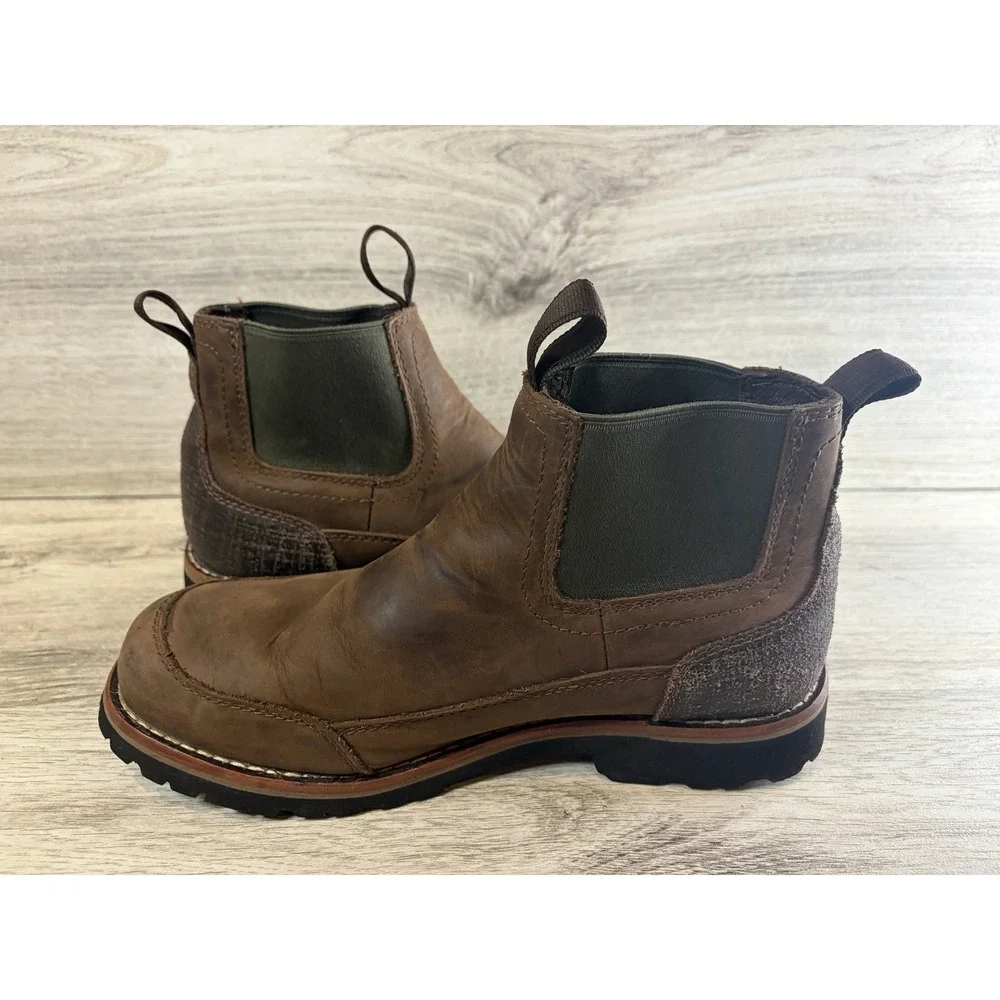 Men's Redhead 61 Romeo Leather Brown‎ Ankle Boots Size 8M Bone Dry Chukka
